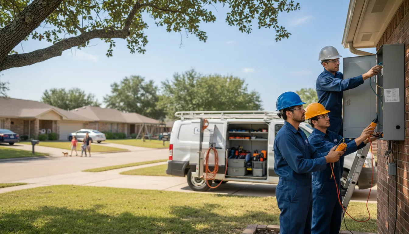 Certified electrician providing emergency electrical services in Long Lake, WI